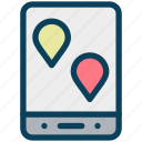 location, map, mobile, phone, gps