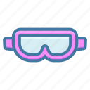 glasses, goggles, motorcycle gogles icon, sport