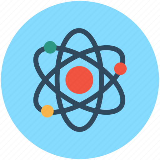 Atom, electron, nuclear, physics, science icon - Download on Iconfinder