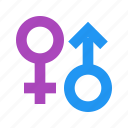 genders, female, gender, male, sex, sign