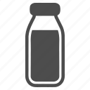 drink, bottle, glass, beverage, milk, phial, vial