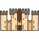 castle, fort, watchtowers, palace, kingdom