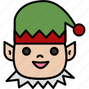 elf, fantasy, santa, christmas, assistant, xmas