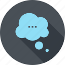 bubble, chat, cloud, communication, conversation, speech, talk