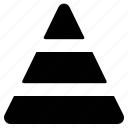 cone, monumental structure, pile, pyramid, pyramid chart