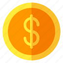 coin, currency, dollar, finance, money