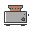 cooking, food, fruit, kitchen, meal, restaurant, toaster