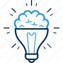 brain, idea, bulb, creative, creativity