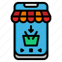 shop, application, store, mobile, smartphone