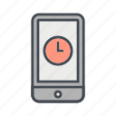 app, clock, mobile