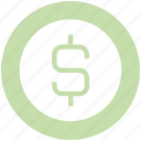 bit coin, business, coin, dollar, finance, money, sign