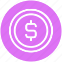 bit coin, business, coin, dollar, finance, money, sign