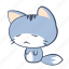 anxiety, cat, emoji, regret, sad, sticker, unhappy 