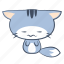 cat, disgust, emoji, frowning, sad, scared, sticker 