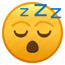 emoji, emoticon, face, sleep, sleeping, smiley