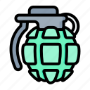 grenade, bomb, hand, war, nuclear, energy