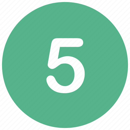 Five, number, mathematics icon - Download on Iconfinder