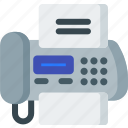 fax, machine, communication, office, phone, printer