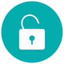 padlock, security, unlock, users