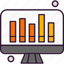 chart, graph, lcd, led