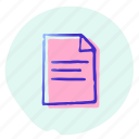 document, file, format, office, page, paper, template