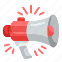 megaphone, speaker, loud, marketing, advertising