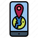 location, map, online, phone, shopping, smartphone