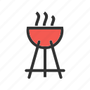 barbecue, campfire, camping, cooking, fire, food, outdoor