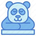 panda, bear, animal, ursidae, sleep