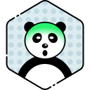 face, panda, sick