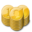 base, coin, gold, stacks 