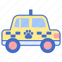 animal, pet, taxi, dog