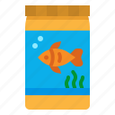 animals, feedbag, fish, food, pet