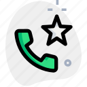 phone, star, action, bookmark