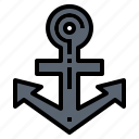 anchor, boat, sailor, ship