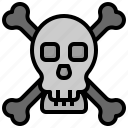 skull, pirate, miscellaneous, fashion, bone