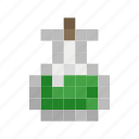 chemical, experiment, green, laboratory, pixelart, poison, potion