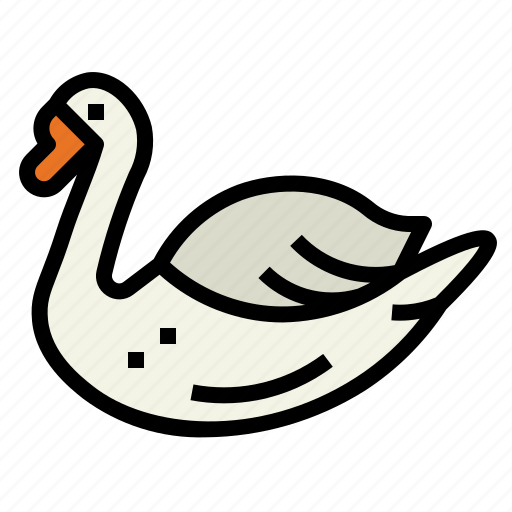 Swan, animal, poultry, wildlife, bird icon - Download on Iconfinder