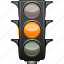 electric, interrupt, road signs, semaphore, traffic lights, warning signal, yellow light