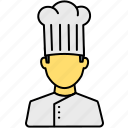 chef, cap, cook, hat, avatar, kitchen, restaurant