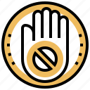 prohibited, prohibition, protest, stop, strike