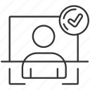 cybersecurity, internet safety, user authentication, user authentication icon