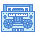 boombox, music, player, radio, technology