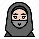 avatar, face veil, female, islam, muslim, niqab, woman