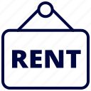 bukeicon, house, property, rent