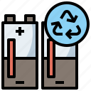 battery, ecology, environment, level, low, recycle, status