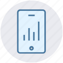 analytics, chart, graph, mobile, report, sales, statistics