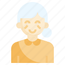 old, woman, elderly, people, grandmother