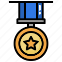 medal, winner, quality, star, award, first