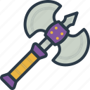 axe, weapon, rpg, fantasy, warrior